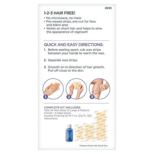 Hair Remover Wax Strip Kit for Face & Bikini - US 2090