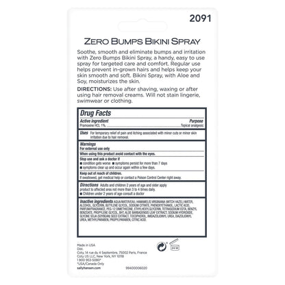 Zero Bumps Bikini Spray - US 4129